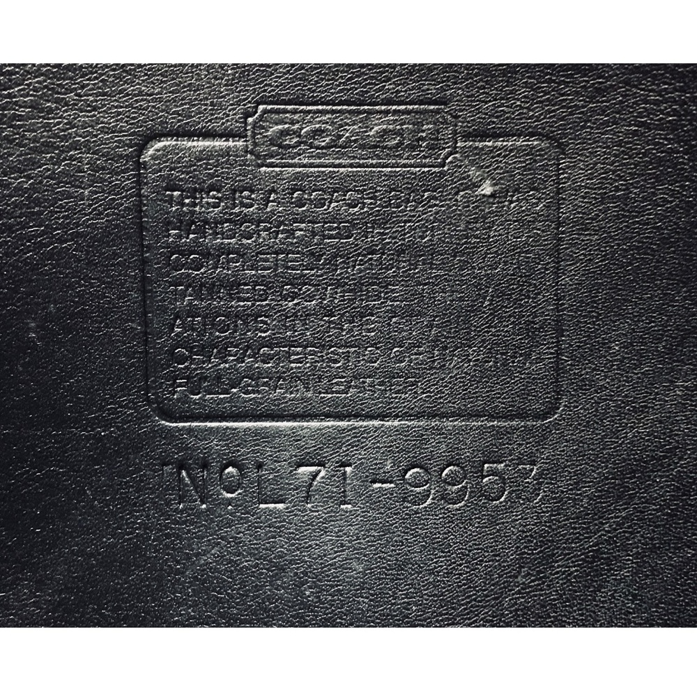 COACH Vintage Bucket 9953 Crossbody Black Leather - Picture 3 of 8